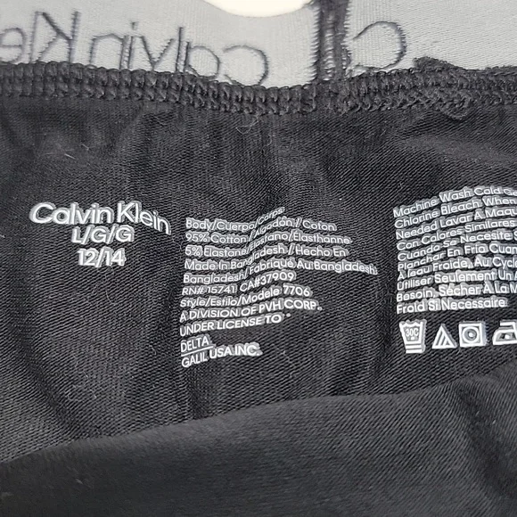 Calvin Klein Boy's Cotton Stretch Boxer Briefs PACK OF SIX SIZE 12/14 LARGE - Picture 5 of 6